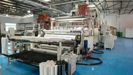 Film étirable d'emballage de palettes en plastique LLDPE manuel et machine